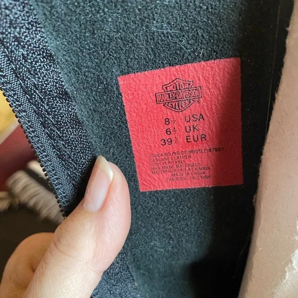 Harley-Davidson Women’s Black Leather Boots - Picture 4 of 5